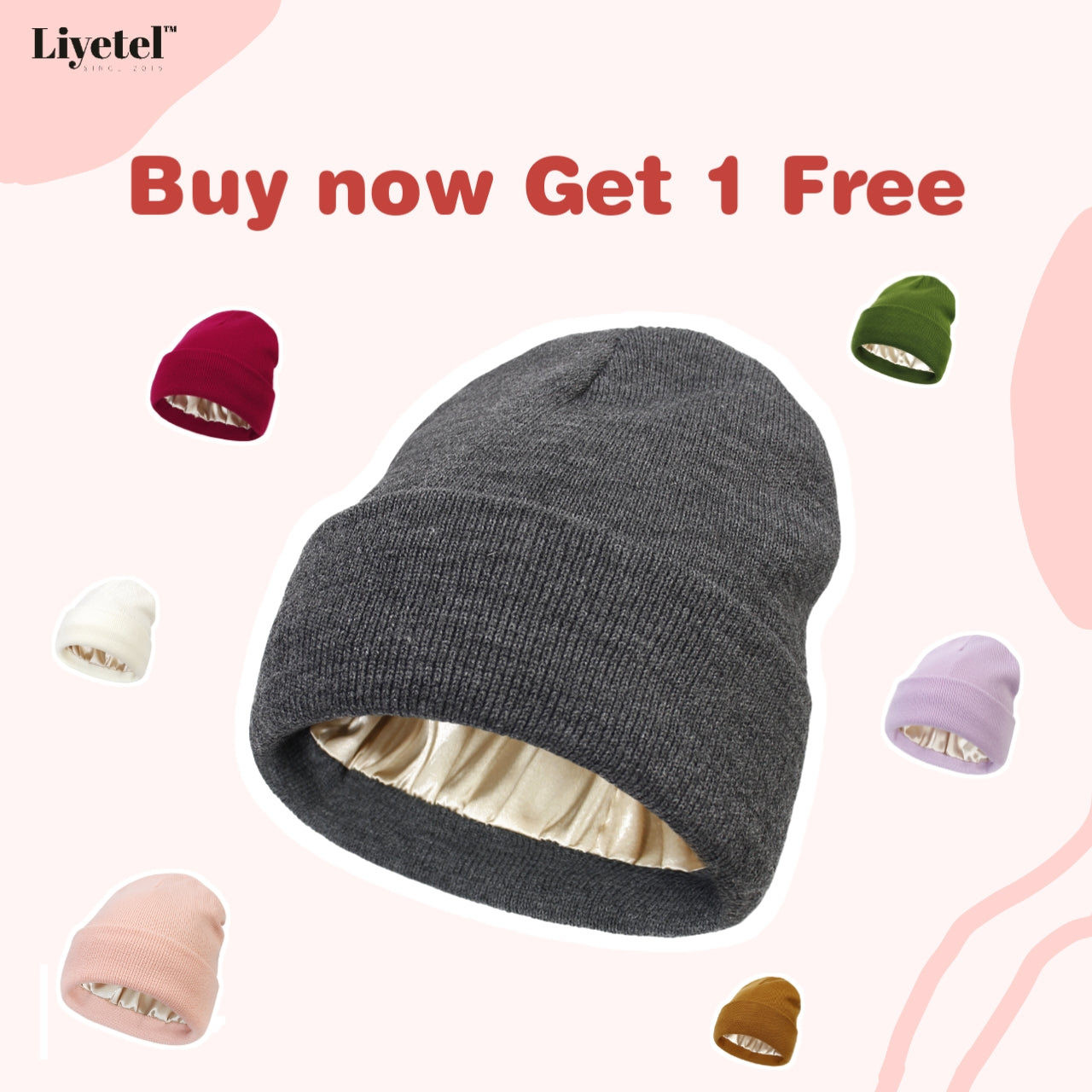 Silk Lined Knit Beanie