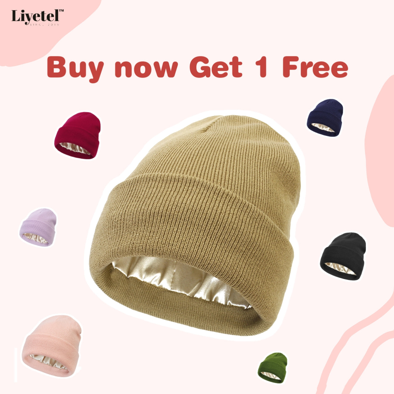 Silk Lined Knit Beanie